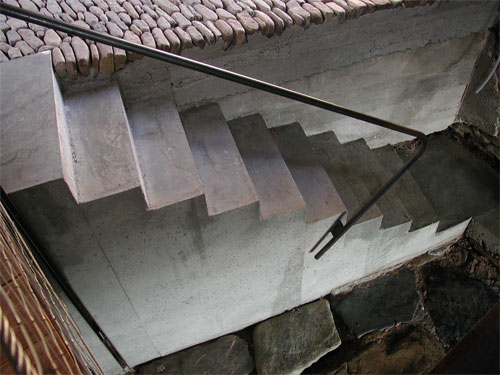 escalier béton